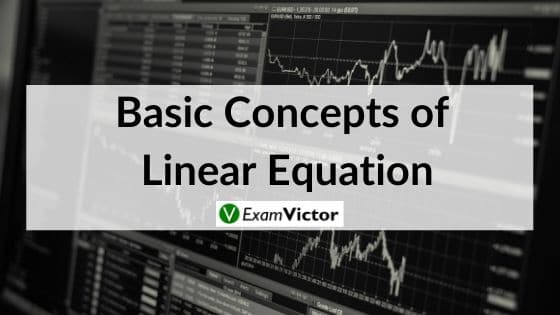 Basic Concepts of  Linear Equation